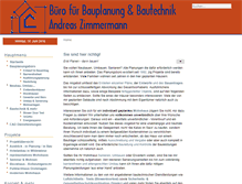 Tablet Screenshot of hausbau-planung.de